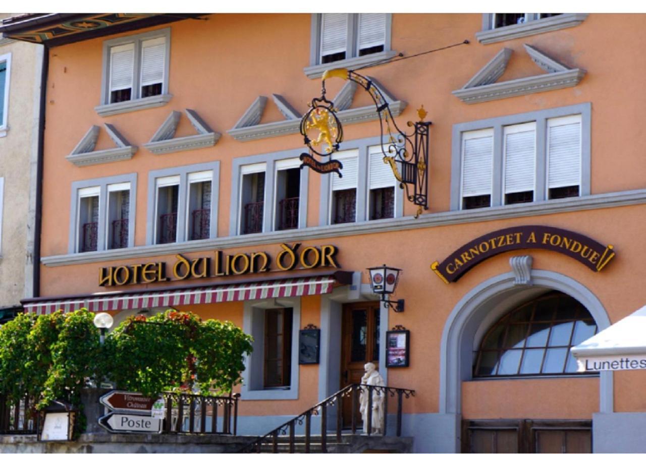 Hôtel Lion d'Or Romont Esterno foto