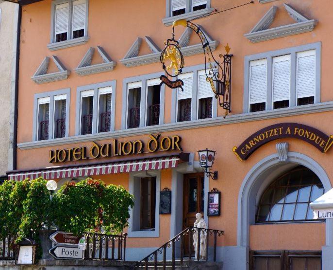 Hôtel Lion d'Or Romont Esterno foto